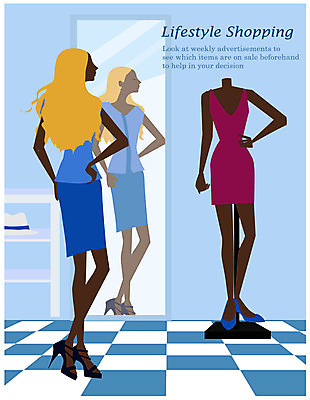 EPS 전신 모자 라이프스타일 옷 원피스 여자 일러스트 한명 서기 사람 20대 성인 라이프 쇼핑 반사 상점 거울 하이힐 마네킹 진열장 옷가게 여자만 여자한명만 성인여자만 청년만 청년여자만 성인한명만 청년여자한명만 성인여자한명만 성인만 국내일러스트 1 잡화 구두 모션 청년 생활 여성화 파일형식 벡터