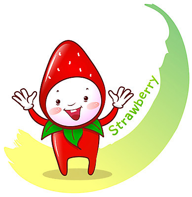EPS 캐릭터 모자 알파벳 열매 포즈 과일 일러스트 딸기 사람없음 빨간색 농작물 만세 과일캐릭터 식물캐릭터 일러캐릭터 식물 영어 잡화 컬러 농업 모션 파일형식 벡터