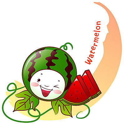 EPS 캐릭터 알파벳 조각 잎 과일 일러스트 수박 사람없음 초록색 농작물 덩굴 과일캐릭터 식물캐릭터 수박캐릭터 일러캐릭터 식물 영어 컬러 농업 파일형식 벡터