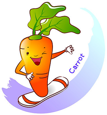 EPS 캐릭터 알파벳 채소 일러스트 사람없음 농작물 주황색 당근 스케이트보드 식물캐릭터 채소캐릭터 일러캐릭터 식물 영어 컬러 농업 뿌리채소 보드_스포츠 파일형식 벡터