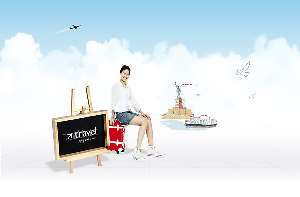 전신 PSD 동물 구름 편집 편집이미지 여자 교통수단 바다 여행 가방 갈매기 조류 하늘 비행기 알림판 한명 미소 웃음 사람 앉기 성인 캐리어 여행가방 칠판 유람선 뉴욕 자유의여신상 선박 여자만 여자한명만 성인여자만 성인만 이미지편집 자연요소 1 잡화 교통 수상교통 배_교통 항공교통 모션 대중교통 표정 미국 세계문화유산 파일형식