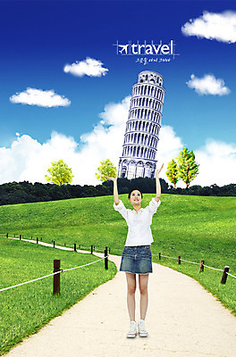 전신 PSD 나무 식물 구름 편집 편집이미지 건축물 공원 여자 길 여행 포즈 하늘 한명 서기 미소 웃음 사람 잔디 초원 성인 울타리 탑 이탈리아 세계여행 숲 피사의사탑 여자만 여자한명만 성인여자만 성인만 이미지편집 자연요소 1 공공시설 건축 유럽 모션 표정 담장 세계 세계문화유산 파일형식