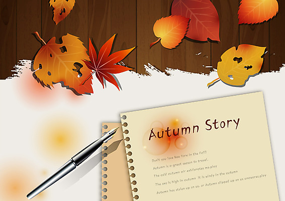 EPS 사계절 종이 캘리배경 백그라운드 단풍 낙엽 잎 일러스트 캘리그라피 나뭇잎 풍경 사람없음 펜 만년필 공책 가을 오브젝트 연습장 가을배경 국내일러스트 식물 계절 문구용품 필기구 파일형식 벡터 가을_계절