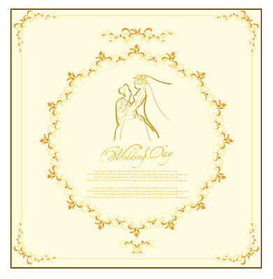 EPS 템플릿 여자 남자 신부 선 신랑 결혼 꽃무늬 카드템플릿 프레임 틀 두명 빈티지 청첩장 초대 이미지템플릿 카드프레임 꽃 컨셉 무늬 카드_감사 사람 이벤트 파일형식 벡터