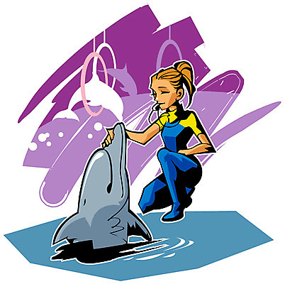 EPS 전신 동물 직업 캐릭터 여자 일러스트 직업캐릭터 한명 사람 앉기 성인 전문직 무릎꿇기 묘기 돌고래 동물조련사 조련사 여자만 여자한명만 성인여자만 성인만 일러캐릭터 1 포유류 모션 수중동물 파일형식 벡터