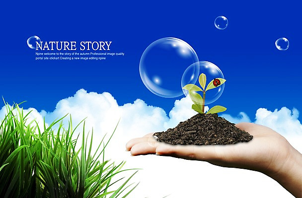 PSD 식물 동물 구름 편집이미지 손 사계절 계절 곤충 백그라운드 자연 하늘 사람 신체부위 새싹 흙 봄 물방울 풀 공기방울 무당벌레 이미지편집 자연요소 생태계 파일형식