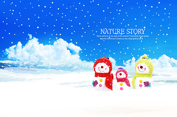 PSD 구름 편집이미지 사계절 계절 백그라운드 겨울 자연 눈사람 하늘 털모자 풍경 사람없음 설원 목도리 눈 이미지편집 자연요소 모자_잡화 잡화 날씨 눈_날씨 생태계 파일형식