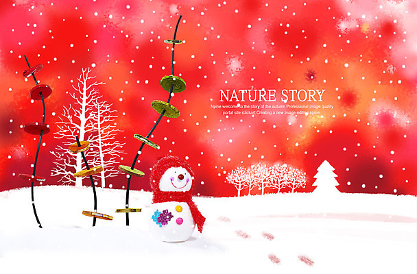 PSD 나무 식물 편집이미지 사계절 계절 백그라운드 크리스마스 겨울 자연 눈사람 크리스마스용품 털모자 풍경 사람없음 설원 목도리 눈 발자국 오브젝트 이미지편집 자연요소 모자_잡화 잡화 기념일 자국 날씨 눈_날씨 용품 생태계 파일형식