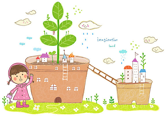 EPS 전신 식물 구름 여자 화분 어린이 일러스트 사다리 창문 상상 주택 한명 서기 미소 웃음 사람 소녀 건물 판타지 새싹 마을 물뿌리개 풀 빗방울 물주기 어린이상상 여자만 여자한명만 어린이만 소녀만 소녀한명만 동심 국내일러스트 자연요소 1 건축물 모션 표정 도구 비_날씨 파일형식 벡터