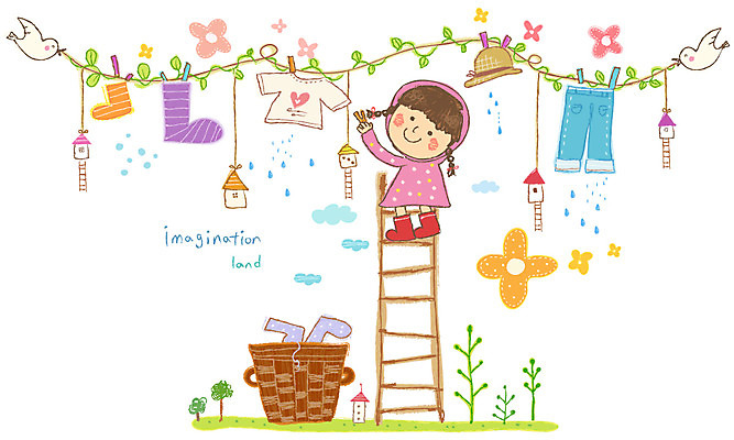 EPS 전신 식물 동물 모자 옷 여자 꽃 어린이 상의 티셔츠 잎 일러스트 바지 사다리 상상 조류 나뭇잎 양말 한명 서기 미소 웃음 사람 소녀 잔디 초원 판타지 바구니 청바지 풀 빨래 빨랫줄 어린이상상 빨래집게 빨래널기 여자만 여자한명만 어린이만 소녀만 소녀한명만 동심 국내일러스트 1 잡화 줄 셔츠 가사 모션 하의 표정 집게 도구 파일형식 벡터