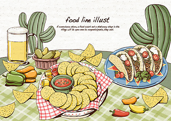 PSD 식물 접시 음식 토마토 라인일러스트 일러스트 식탁 피망 디저트 선인장 맥주 사람없음 과자 식탁보 브로콜리 안주 레시피 나초 타코 미니파프리카 칠리고추 국내일러스트 식기 채소 고추 탁자 주류 파일형식