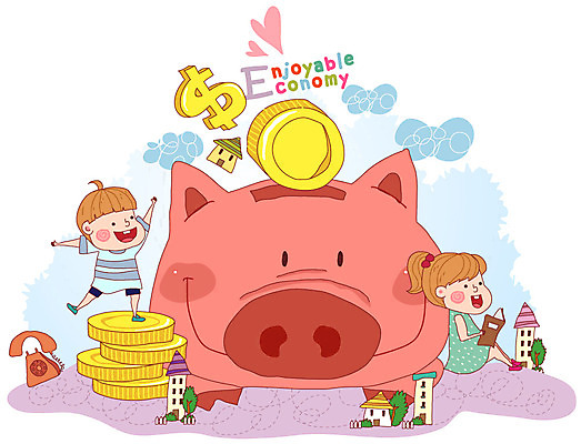 EPS 전신 나무 기호 여자 남자 어린이 돈 일러스트 주택 서기 미소 웃음 사람 앉기 소녀 소년 두명 건물 금융 경제 달러 동전 저축 돼지저금통 저금통 하트 전화기 금화 어린이경제 가계부 경제교육 어린이만 금융의날 국내일러스트 모양 식물 문자 건축물 교육 모션 표정 재산 황금 파일형식 벡터 법정기념일