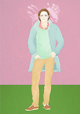 전신 PSD 모델 라이프스타일 손 패션 남자 벽 맨라이프 포즈 일러스트 한명 서기 사람 성인 라이프 페인트칠 주머니 그림 넣기 남자만 남자한명만 성인남자만 성인만 국내일러스트 1 모션 페인팅 생활 신체부위 파일형식