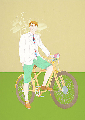 전신 PSD 모델 라이프스타일 패션 남자 벽 맨라이프 포즈 일러스트 한명 서기 미소 웃음 사람 성인 라이프 자전거 페인트칠 그림 남자만 남자한명만 성인남자만 성인만 국내일러스트 1 모션 페인팅 표정 생활 바이크 파일형식