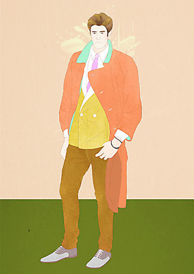 전신 PSD 모델 라이프스타일 패션 남자 벽 맨라이프 포즈 일러스트 한명 서기 사람 정장 성인 라이프 페인트칠 그림 남자만 남자한명만 성인남자만 성인만 국내일러스트 1 옷 모션 페인팅 생활 파일형식