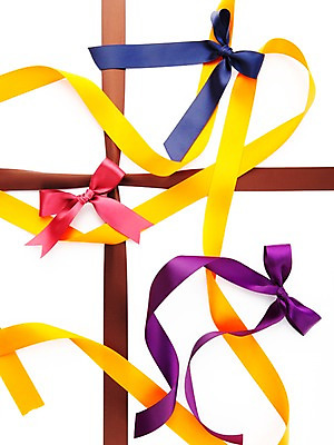 포토 JPG 스튜디오촬영 리본 줄 분홍색 백그라운드 실내 사람없음 장식 갈색 노란색 보라색 끈 남색 오브젝트 매듭 리본백그라운드 국내포토 컬러 내부 파일형식