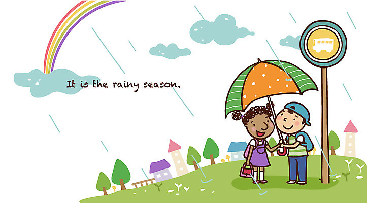 EPS 나무 식물 구름 학생 라이프스타일 영어 여자 어린이교육 교육 남자 어린이라이프 초등학생 어린이 무지개 일러스트 우산 하늘 날씨 주택 사람 소녀 소년 초원 두명 건물 친구 비 버스정류장 다문화 하교 다인종 어린이만 국내일러스트 자연요소 문자 건축물 관계 인종 생활 역 사회이슈 등하교 파일형식 벡터