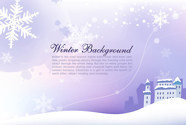 EPS 계절 실루엣 백그라운드 겨울 일러스트 자연 하늘 주택 눈꽃 풍경 사람없음 건물 설원 눈 겨울배경 국내일러스트 자연요소 건축물 날씨 눈_날씨 촬영기법 생태계 파일형식 벡터