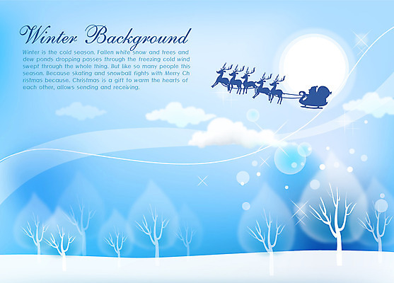 EPS 나무 식물 구름 계절 실루엣 길 백그라운드 겨울 일러스트 자연 하늘 풍경 산타클로스 설원 루돌프 달 썰매 겨울배경 국내일러스트 자연요소 크리스마스 사슴 눈_날씨 촬영기법 생태계 파일형식 벡터