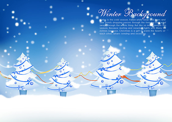 EPS 나무 계절 백그라운드 크리스마스 겨울 일러스트 자연 하늘 눈꽃 풍경 사람없음 장식 크리스마스트리 설원 눈 겨울배경 국내일러스트 자연요소 식물 기념일 날씨 눈_날씨 생태계 파일형식 벡터