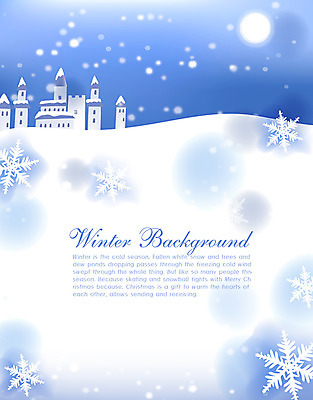 EPS 문양 계절 백그라운드 겨울 무늬 일러스트 자연 하늘 눈꽃 풍경 사람없음 건물 달 눈 겨울배경 국내일러스트 자연요소 건축물 날씨 눈_날씨 생태계 파일형식 벡터