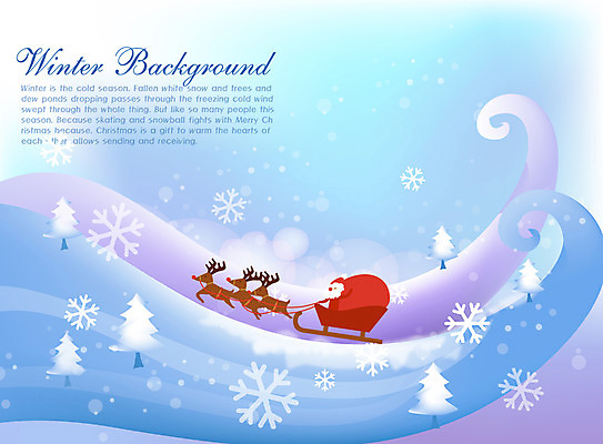 EPS 나무 문양 계절 백그라운드 크리스마스 겨울 무늬 일러스트 자연 사슴 눈꽃 풍경 산타클로스 설원 루돌프 눈 썰매 겨울배경 국내일러스트 자연요소 식물 기념일 포유류 날씨 눈_날씨 생태계 파일형식 벡터