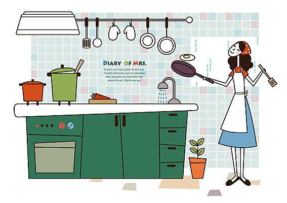 EPS 전신 라이프스타일 여자 화분 가사 일러스트 식재료 주방용품 도마 요리 한명 서기 미소 웃음 사람 성인 라이프 30대 주방 계란 앞치마 당근 프라이팬 오븐 냄비 싱크대 국자 주부 조리대 뒤집개 미시라이프 주부라이프 주방장갑 여자만 여자한명만 성인여자만 성인한명만 성인여자한명만 장년만 장년여자만 장년여자한명만 성인만 국내일러스트 1 생활용품 장갑 모션 뿌리채소 표정 생활 장년 알 가전제품 솥 개수대 파일형식 벡터