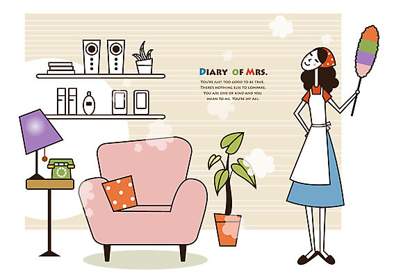 EPS 전신 라이프스타일 여자 화분 액자 가사 일러스트 선반 한명 서기 미소 웃음 사람 성인 라이프 책 30대 소파 앞치마 스탠드 먼지떨이 청소 전화기 주부 오디오 먼지 미시라이프 주부라이프 여자만 여자한명만 성인여자만 성인한명만 성인여자한명만 장년만 장년여자만 장년여자한명만 성인만 국내일러스트 1 가구 의자 모션 조명 표정 생활 장년 전자제품 청소도구 파일형식 벡터