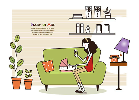 EPS 식물 라이프스타일 여자 화분 액자 쿠션 일러스트 탁자 전등 선반 미소 웃음 사람 성인 두명 라이프 30대 소파 육아 자녀 스탠드 아기 젖병 전화기 주부 오디오 미시라이프 주부라이프 요람 여자만 국내일러스트 가구 의자 조명 표정 생활 장년 전자제품 아기용품 파일형식 벡터