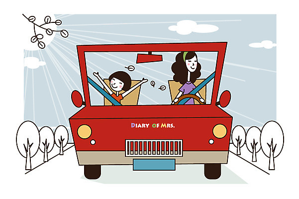 EPS 나무 식물 구름 라이프스타일 여자 딸 길 어린이 잎 일러스트 자동차 모녀 엄마 나뭇잎 거리 미소 웃음 사람 앉기 소녀 상반신 성인 두명 라이프 30대 태양 드라이브 운전 자녀 가로수 주부 미시라이프 주부라이프 여자만 국내일러스트 자연요소 육상교통 가족 모션 표정 생활 장년 파일형식 벡터