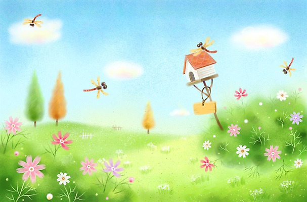 PSD 나무 식물 동물 구름 사계절 계절 꽃 곤충 백그라운드 여러마리 일러스트 자연 하늘 가을꽃 풍경 초원 사람없음 가을풍경 우체통 가을 잠자리 코스모스 계절백그라운드 가을배경 국내일러스트 자연요소 다수 생태계 파일형식 가을_계절