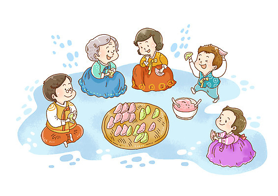 PSD 한국문화 한국전통 전통 여자 노년 남자 전통문화 문화 할머니 음식 일러스트 떡 한국 미소 웃음 사람 소년 여러명 성인 자녀 전통의상 한복 손주 송편 채반 송편빚기 노인만 성인만 국내일러스트 동양문화 그릇 아시아 어린이 다수 가족 표정 추석 요리중 파일형식