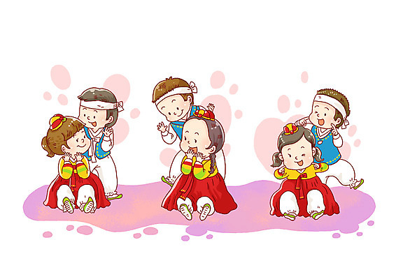 전신 PSD 한국문화 한국전통 전통 여자 남자 전통문화 문화 어린이 일러스트 한국 서기 미소 웃음 사람 앉기 소녀 소년 여러명 춤 전통의상 한복 전통무용 율동 어린이만 국내일러스트 동양문화 아시아 다수 모션 문화예술 표정 파일형식