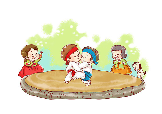 전신 PSD 동물 한마리 한국문화 한국전통 전통 여자 남자 전통문화 문화 어린이 모래 일러스트 응원 한국 서기 미소 웃음 사람 앉기 소녀 소년 여러명 반려동물 모래사장 전통놀이 강아지 전통의상 한복 구경 씨름 씨름장 어린이만 국내일러스트 1 동양문화 아시아 스포츠 바다 다수 모션 놀이 표정 개 파일형식