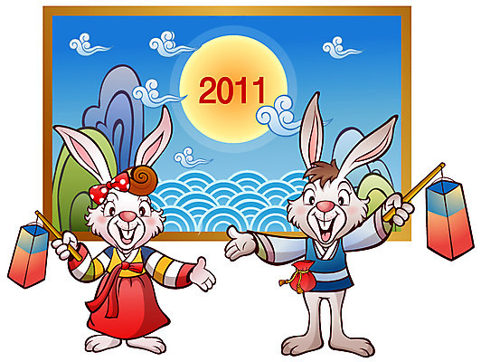 EPS 동물 척추동물 캐릭터 육지동물 동물캐릭터 일러스트 포유류 전통캐릭터 새해 복주머니 미소 웃음 달 십이지신 등불 운세 토끼띠 토끼 전통의상 한복 신년캐릭터 토끼캐릭터 청사초롱 신묘년 2011년 일러캐릭터 자연요소 한국전통 전통 조명 전통소품 표정 반려동물 연도 초롱 파일형식 벡터