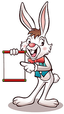 EPS 동물 척추동물 캐릭터 한마리 육지동물 동물캐릭터 일러스트 포유류 새해 애니멀프린트 미소 웃음 손짓 십이지신 가리킴 운세 토끼띠 토끼 두루마리 토끼캐릭터 신묘년 일러캐릭터 1 모션 표정 반려동물 2011년 파일형식 벡터