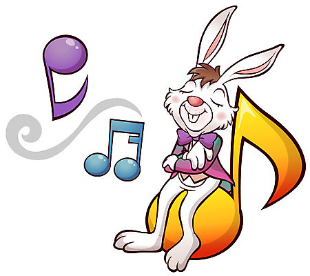 EPS 동물 척추동물 캐릭터 한마리 육지동물 음악 동물캐릭터 음표 일러스트 포유류 새해 애니멀프린트 미소 웃음 앉기 십이지신 운세 토끼띠 토끼 토끼캐릭터 신묘년 일러캐릭터 1 기호 모션 문화예술 표정 반려동물 2011년 파일형식 벡터