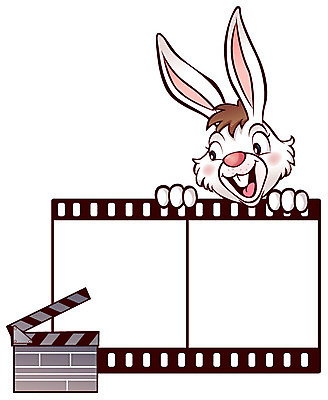 EPS 동물 척추동물 캐릭터 한마리 육지동물 동물캐릭터 일러스트 포유류 새해 애니멀프린트 미소 웃음 십이지신 운세 토끼띠 토끼 클래퍼보드 필름 영화 토끼캐릭터 신묘년 일러캐릭터 1 문화예술 표정 반려동물 2011년 파일형식 벡터