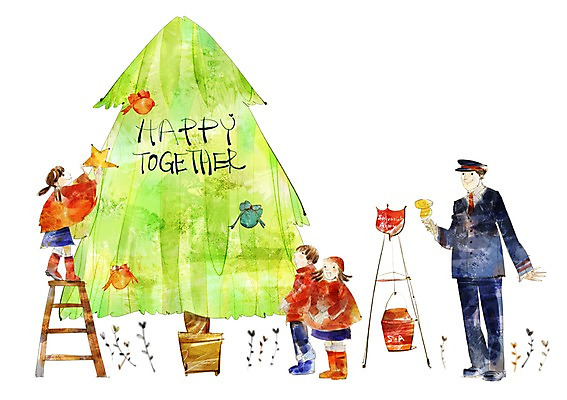 전신 PSD 남자 어린이 크리스마스 겨울 일러스트 희망프로젝트 사랑 서기 미소 웃음 사람 소녀 소년 여러명 성인 크리스마스트리 희망 종 사회 사회이슈 사회복지 복지 구세군 구세군냄비 모금 불우이웃돕기 성금 국내일러스트 계절 여자 기념일 감정 다수 컨셉 모션 표정 공동체 파일형식