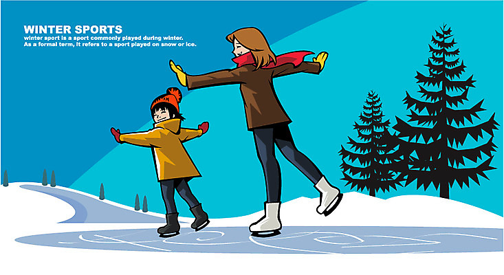 EPS 전신 나무 계절 여자 남자 어린이 스포츠 포즈 겨울 일러스트 자연 레저 겨울스포츠 서기 미소 웃음 사람 소년 성인 두명 레포츠 설원 눈 소나무 피겨스케이팅 역동적 빙판 얼음판 국내일러스트 자연요소 식물 컨셉 모션 날씨 눈_날씨 표정 얼음 스케이팅 생태계 파일형식 벡터