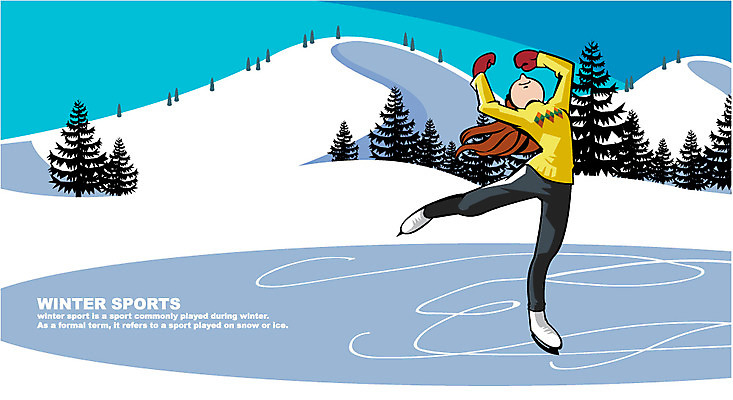 EPS 전신 나무 계절 여자 스포츠 포즈 겨울 일러스트 자연 레저 겨울스포츠 한명 서기 사람 성인 레포츠 설원 스케이트 눈 소나무 피겨스케이팅 역동적 빙판 얼음판 여자만 여자한명만 성인여자만 성인만 국내일러스트 자연요소 식물 1 스포츠용품 컨셉 모션 날씨 눈_날씨 얼음 스케이팅 생태계 파일형식 벡터