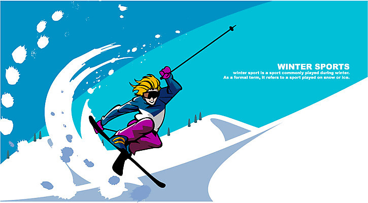 EPS 전신 계절 남자 스포츠 겨울 일러스트 자연 레저 스키 겨울스포츠 한명 서기 사람 성인 레포츠 설원 점프 눈 역동적 눈보라 남자만 남자한명만 성인남자만 성인만 국내일러스트 자연요소 1 컨셉 모션 날씨 눈_날씨 생태계 파일형식 벡터