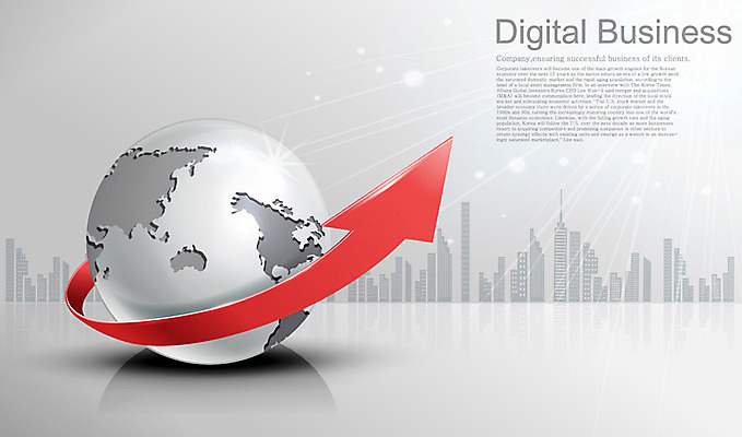 EPS 화살표 지구 백그라운드 일러스트 디지털백그라운드 비즈니스 사람없음 건물 도시 디지털비즈니스 국내일러스트 건축물 파일형식 벡터