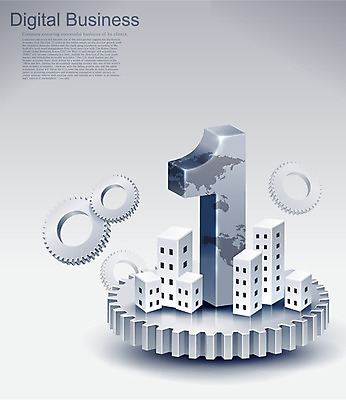 EPS 1 백그라운드 세계지도 지도 일러스트 디지털백그라운드 비즈니스 빌딩 사람없음 건물 톱니바퀴 디지털비즈니스 국내일러스트 건축물 세계 파일형식 벡터