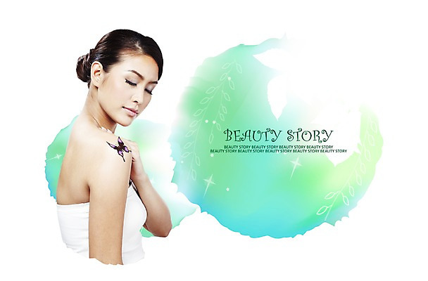 PSD 편집 편집이미지 여자 나비 한명 사람 상반신 뷰티 여자만 여자한명만 이미지편집 1 곤충 파일형식