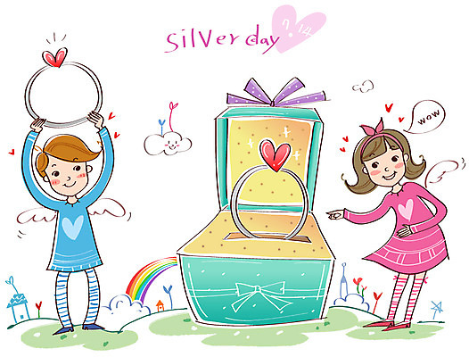 EPS 전신 구름 커플 여자 남자 리본 프로포즈 날개 일러스트 포장 데이이벤트 선물 사랑 서기 미소 웃음 사람 이벤트 성인 두명 상자 하트 반지 7월14일 실버데이 성인만 국내일러스트 자연요소 모양 기념일 감정 장신구 관계 모션 표정 파일형식 벡터