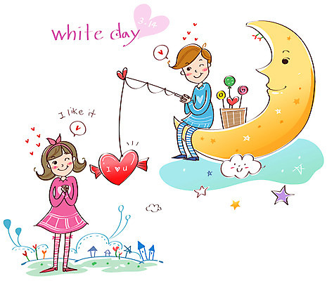 EPS 전신 구름 커플 여자 남자 별 프로포즈 일러스트 화이트데이 데이이벤트 사탕 선물 사랑 윙크 서기 미소 웃음 사람 앉기 이벤트 성인 두명 달 하트 낚싯대 반달 사탕바구니 성인만 국내일러스트 자연요소 모양 기념일 감정 관계 모션 디저트 표정 바구니 낚시용품 파일형식 벡터