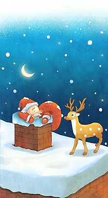 PSD 한마리 기념일 별 백그라운드 크리스마스 겨울 일러스트 지붕 사슴 주택 따뜻함 굴뚝 선물 한명 사람 산타클로스 루돌프 달 눈 겨울배경 국내일러스트 자연요소 1 계절 포유류 날씨 이벤트 건물 파일형식