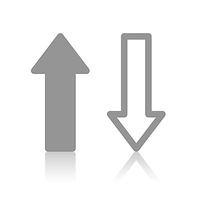 EPS 아이콘 화살표 사람없음 픽토그램 픽토그램아이콘 심플 업다운 2D아이콘 파일형식 벡터