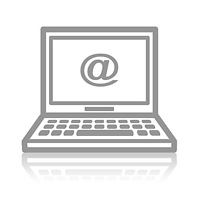 EPS 아이콘 사람없음 노트북 컴퓨터 픽토그램 픽토그램아이콘 심플 골뱅이기호 2D아이콘 기호 전자제품 파일형식 벡터